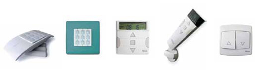 Mandos de Pared de Motors para Persianas